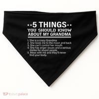 5 Things You Should Know About My Crazy Grandma USA-Made Doggie Bandana thumb 0