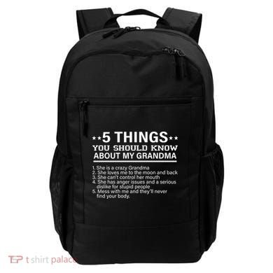 5 Things You Should Know About My Crazy Grandma Backpack
