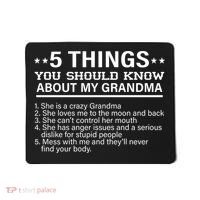 5 Things You Should Know About My Crazy Grandma Mousepad thumb 0