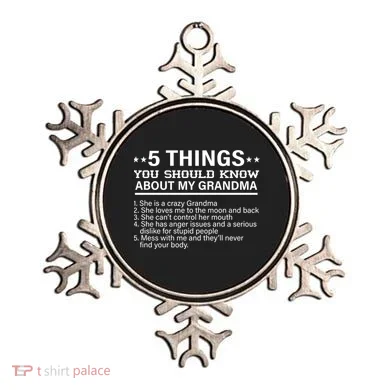 5 Things You Should Know About My Crazy Grandma Ornament