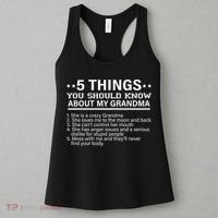 5 Things You Should Know About My Crazy Grandma Women's Tank Top thumb 3