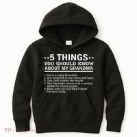 5 Things You Should Know About My Crazy Grandma Kids Hoodie thumb 0