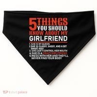 5 Things You Should Know About My Girlfriend USA-Made Doggie Bandana thumb 0