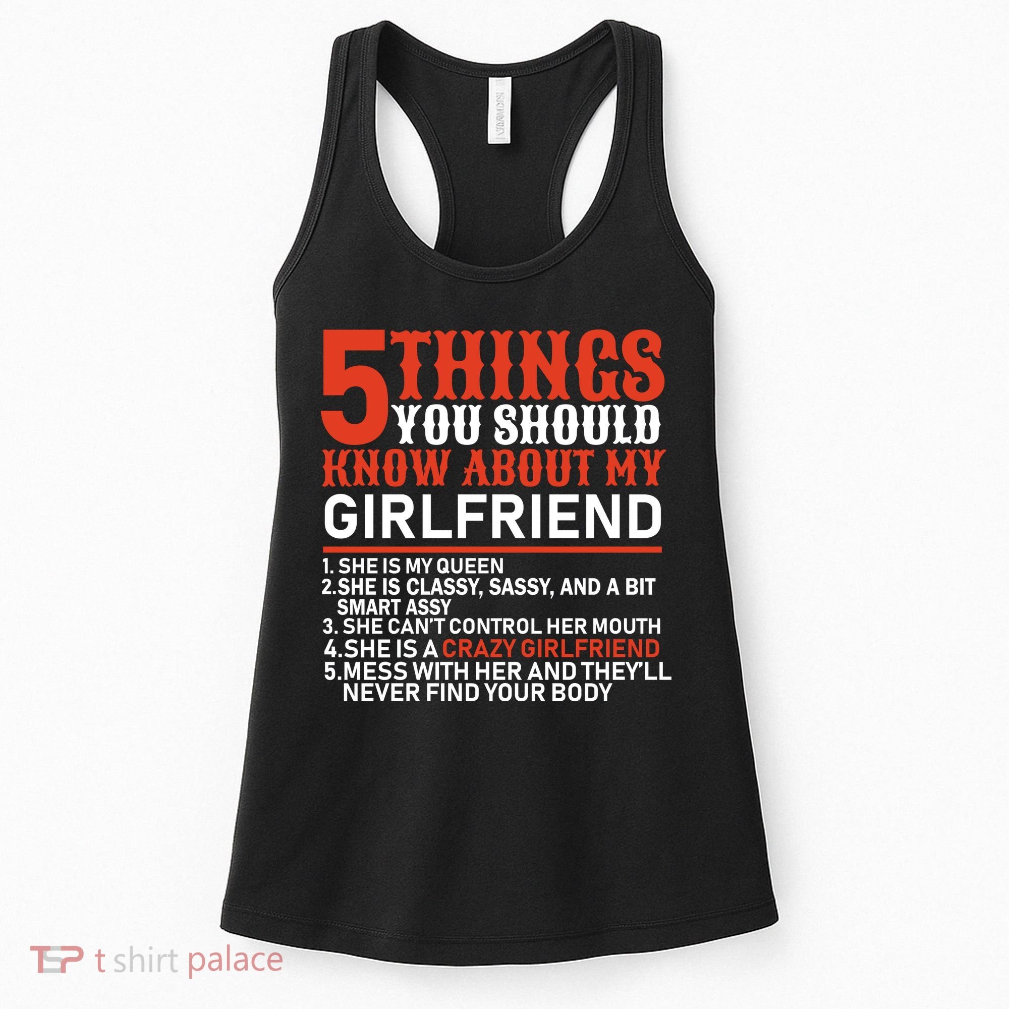 5 Things You Should Know About My Girlfriend Women's Tank Top