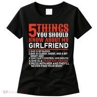 5 Things You Should Know About My Girlfriend Women's T-Shirt thumb 0