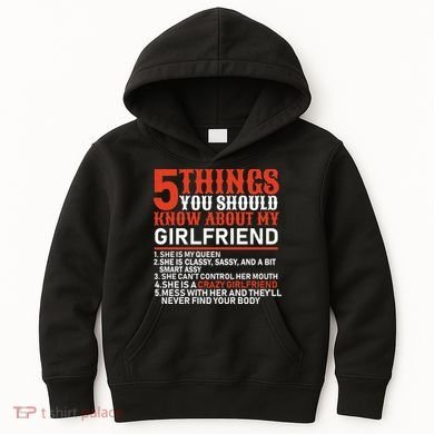 5 Things You Should Know About My Girlfriend Kids Hoodie