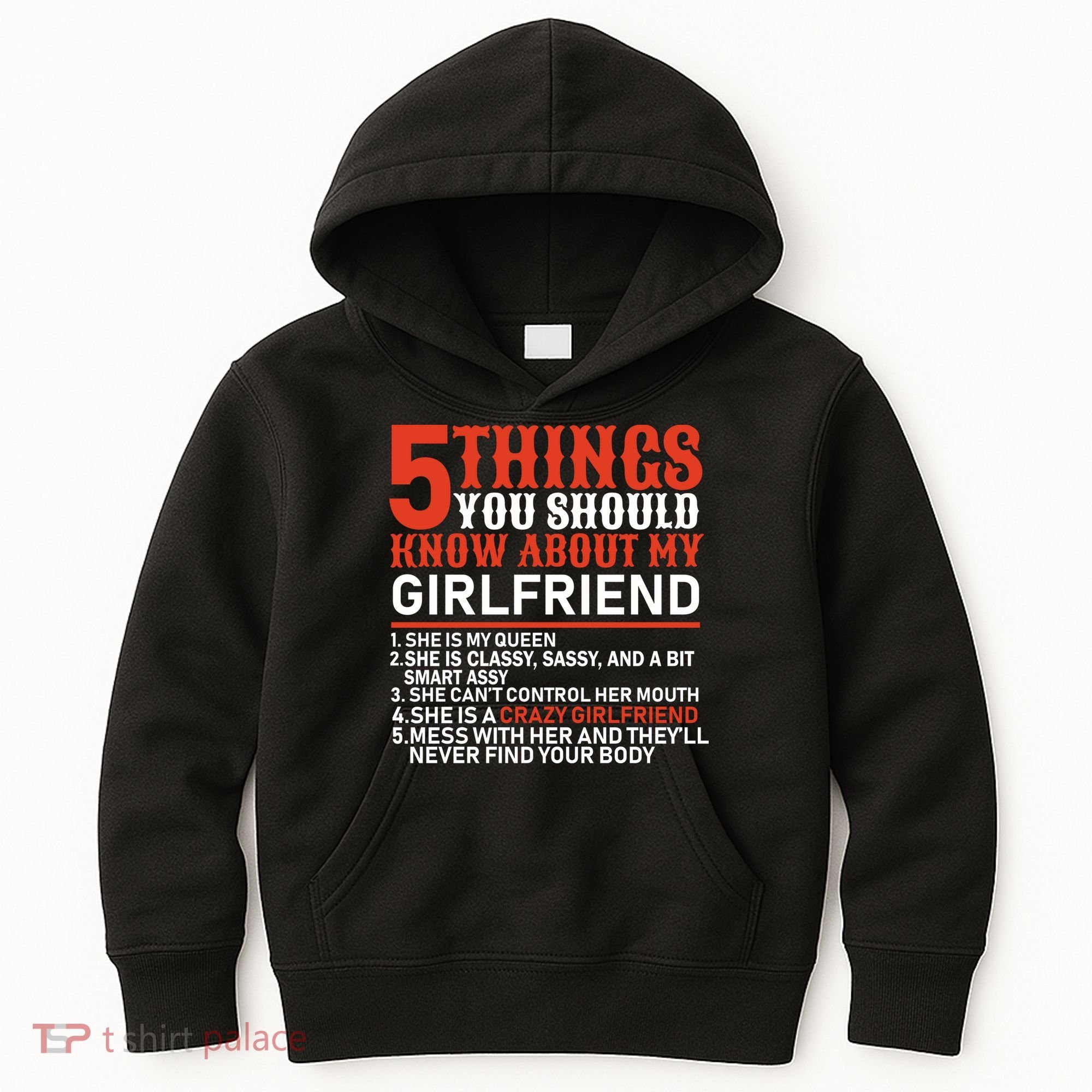 5 Things You Should Know About My Girlfriend Kids Hoodie