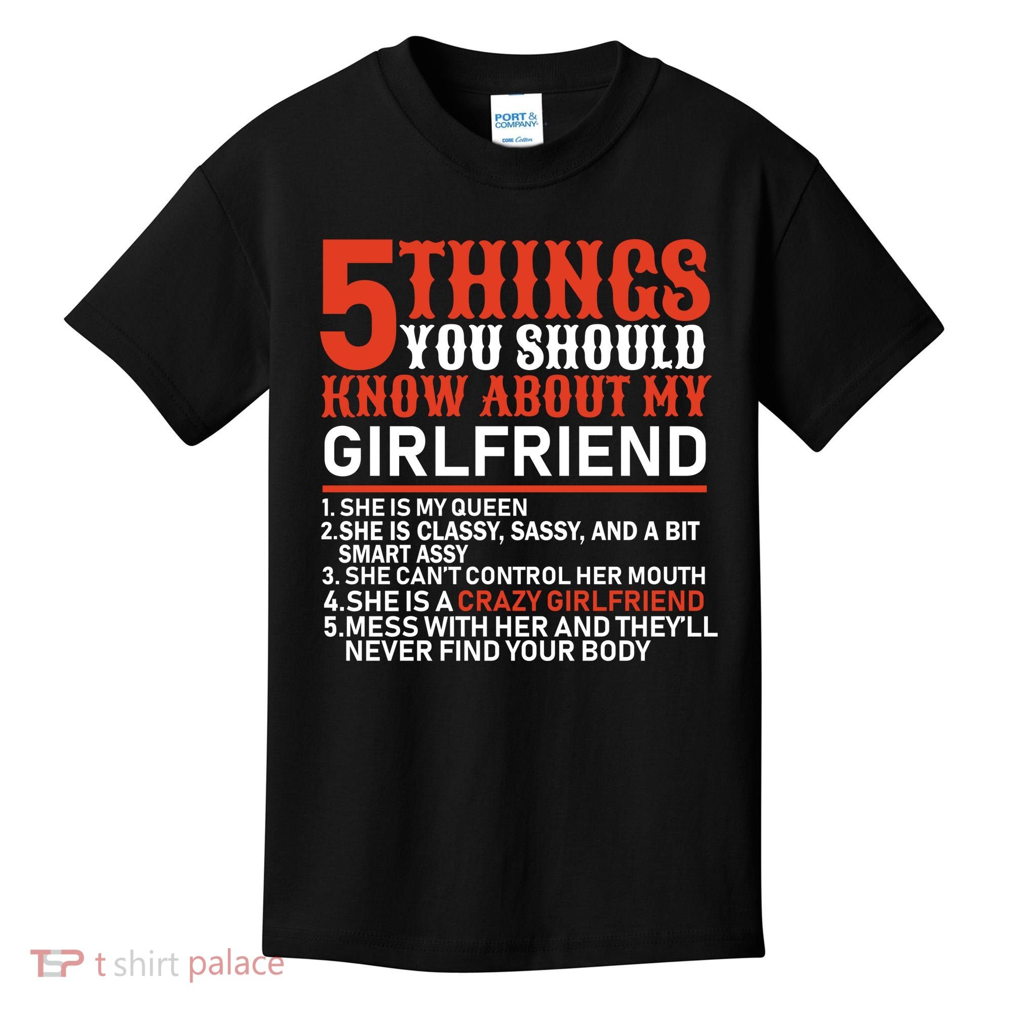 5 Things You Should Know About My Girlfriend Kids T-Shirt