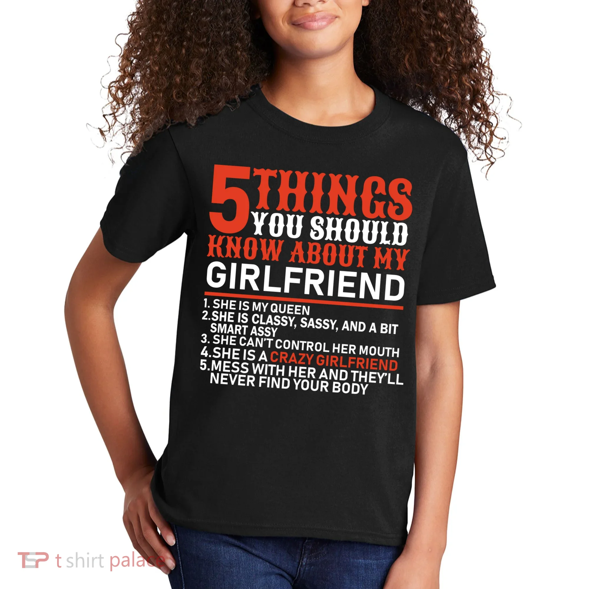 5 Things You Should Know About My Girlfriend Kids T-Shirt