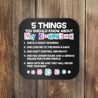 5 Things You Should Know About My Grandma Coaster