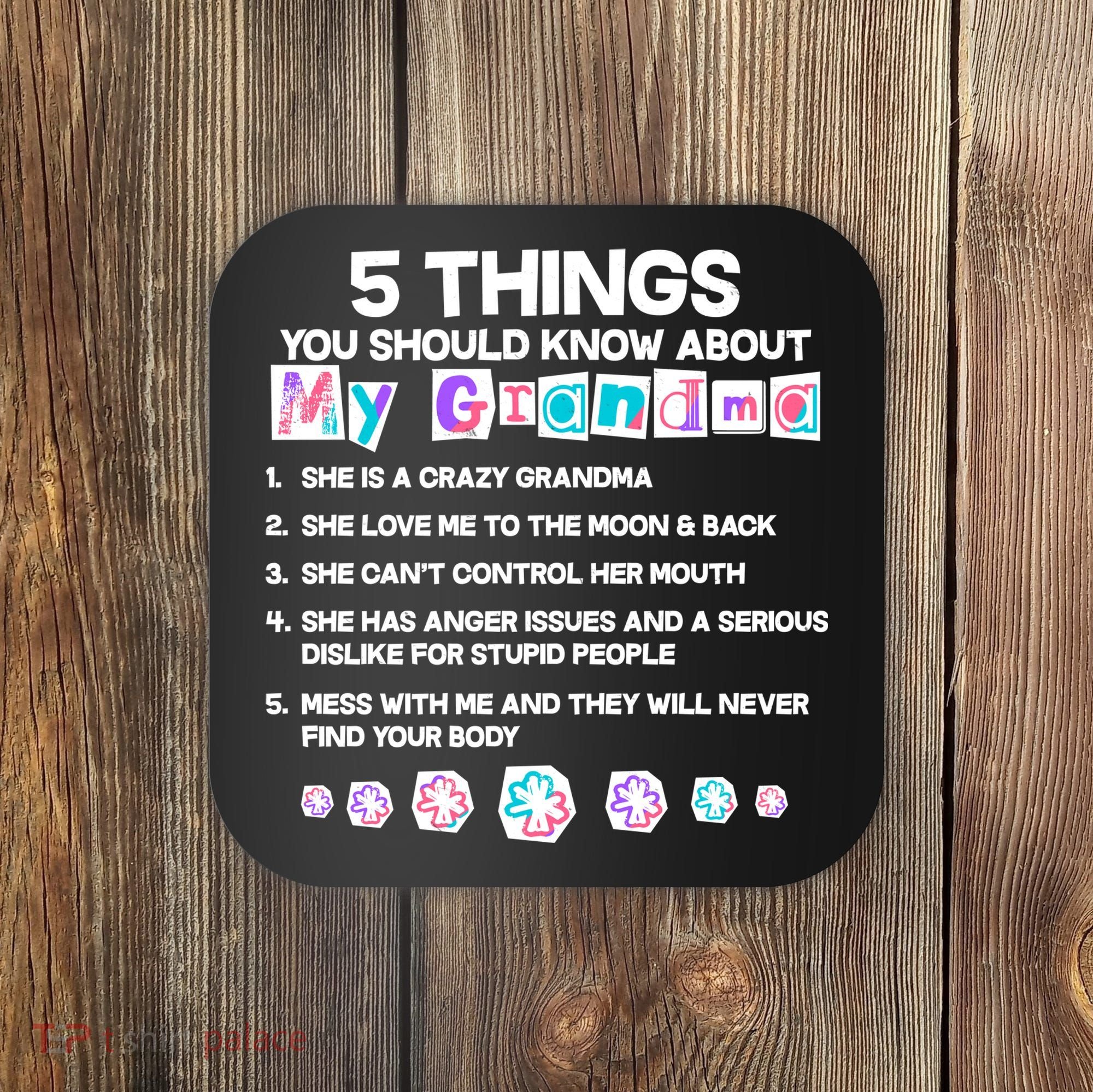 5 Things You Should Know About My Grandma Coaster