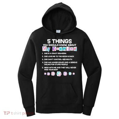 5 Things You Should Know About My Grandma Women's Hoodie