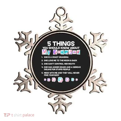 5 Things You Should Know About My Grandma Ornament