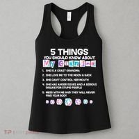 5 Things You Should Know About My Grandma Women's Tank Top thumb 3