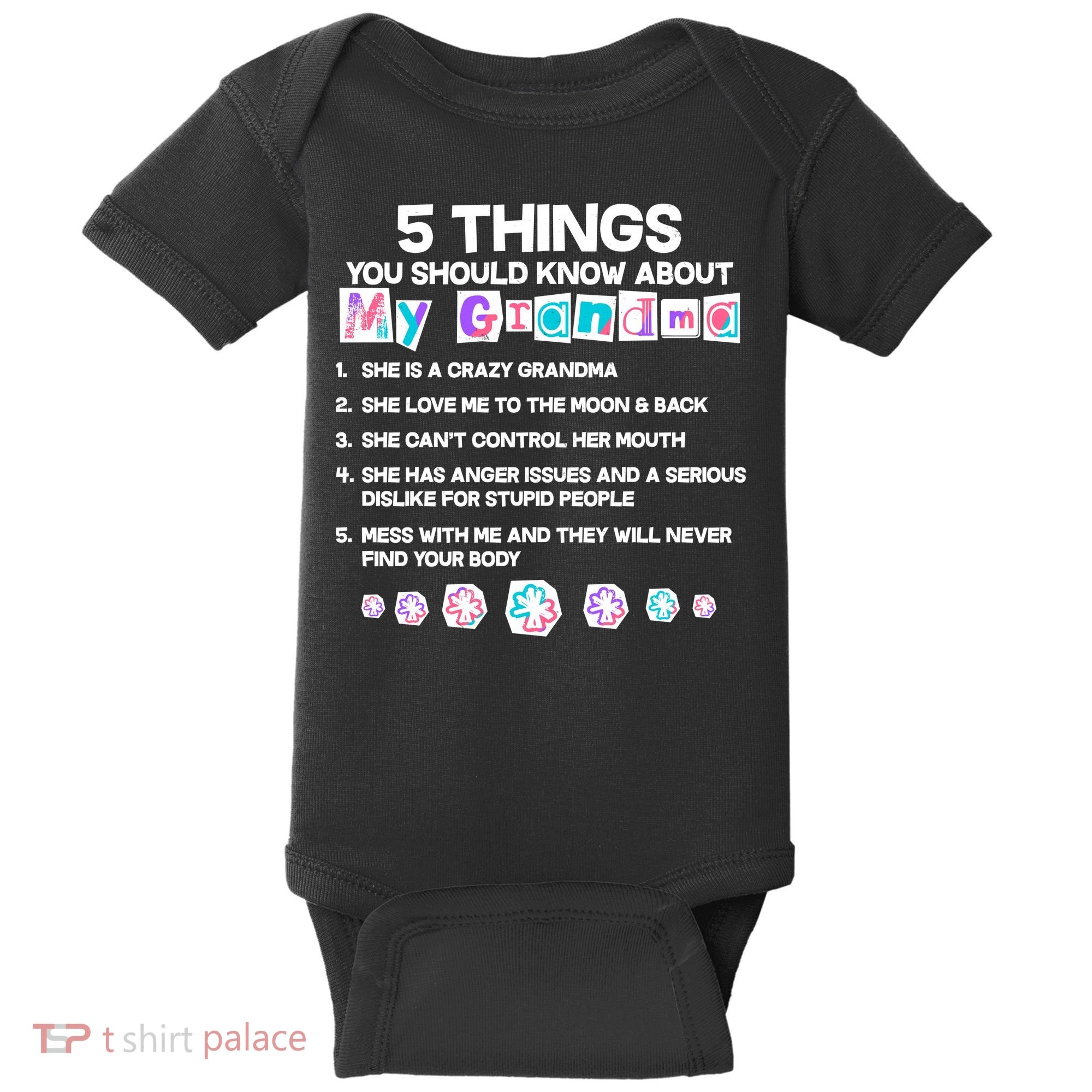 5 Things You Should Know About My Grandma Baby Bodysuit