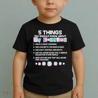 5 Things You Should Know About My Grandma Toddler T-Shirt thumb 2