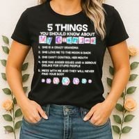 5 Things You Should Know About My Grandma Women's T-Shirt thumb 2