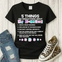 5 Things You Should Know About My Grandma Women's T-Shirt thumb 3