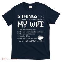 5 Things You Should Know About My Wife T-Shirt thumb 0