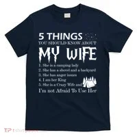 5 Things You Should Know About My Wife T-Shirt thumb 0