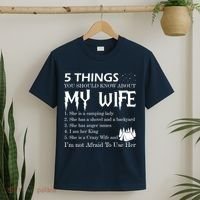 5 Things You Should Know About My Wife T-Shirt thumb 2
