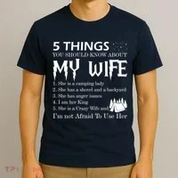 5 Things You Should Know About My Wife T-Shirt thumb 3