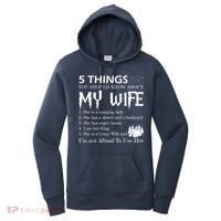 5 Things You Should Know About My Wife Women's Hoodie thumb 0