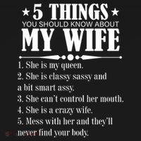 5 Things You Should Know About My Wife Funny Doggie Tank thumb 4