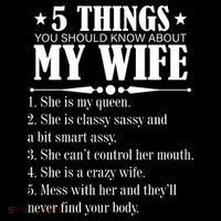 5 Things You Should Know About My Wife Funny Women's Tank Top thumb 5
