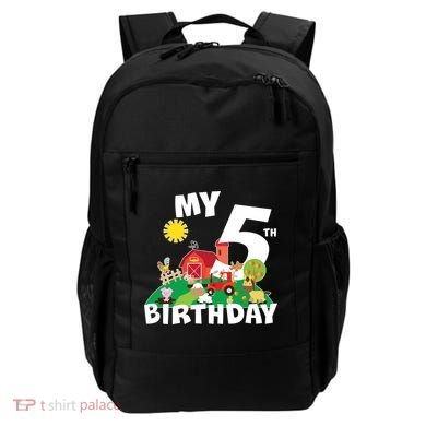 5 Year Old Farm My 5th Birthday Backpack