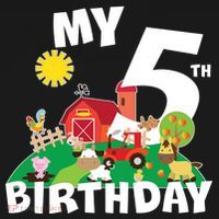5 Year Old Farm My 5th Birthday Backpack thumb 2