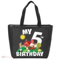 5 Year Old Farm My 5th Birthday Tote Bag thumb 0