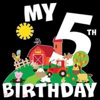 5 Year Old Farm My 5th Birthday Tote Bag thumb 4