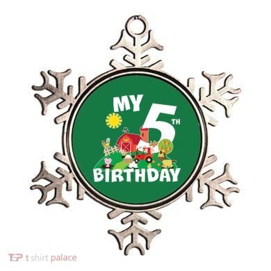 5 Year Old Farm My 5th Birthday Ornament