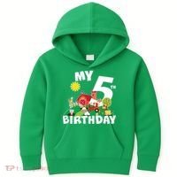 5 Year Old Farm My 5th Birthday Kids Hoodie thumb 0