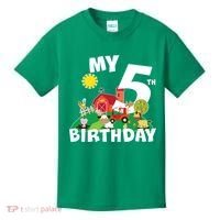 5 Year Old Farm My 5th Birthday Kids T-Shirt thumb 0