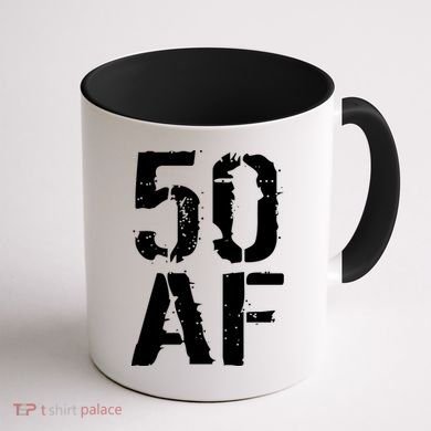 50 AF 50th Birthday Coffee Mug back
