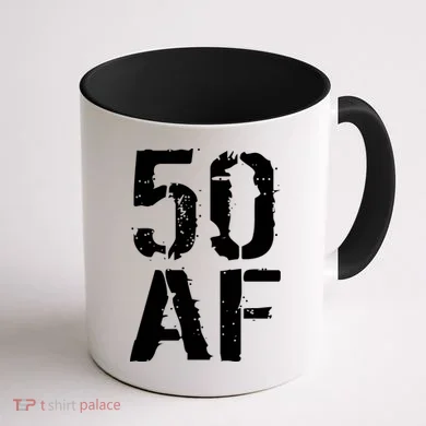 50 AF 50th Birthday Coffee Mug back