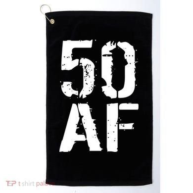 50 AF 50th Birthday Golf Towel