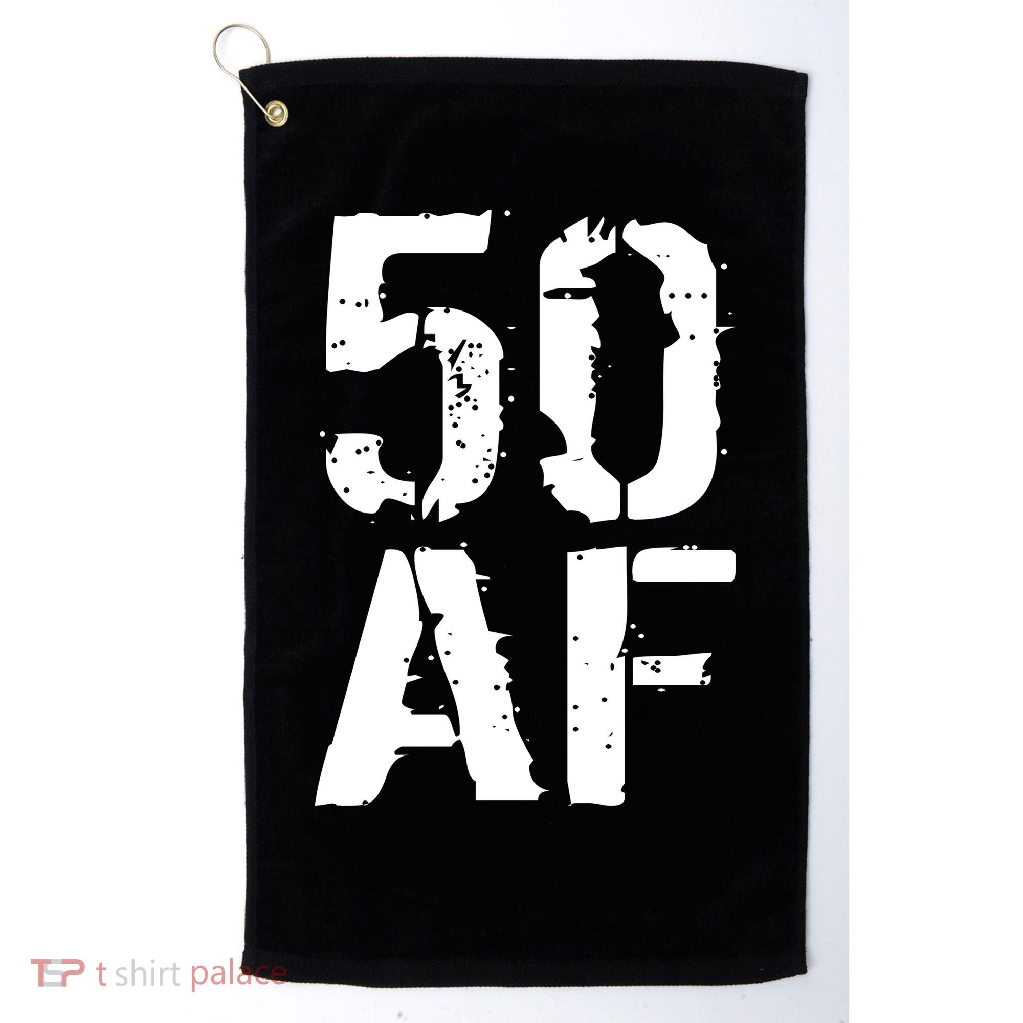 50 AF 50th Birthday Golf Towel