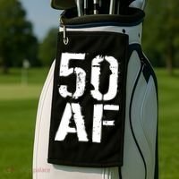 50 AF 50th Birthday Golf Towel thumb 2