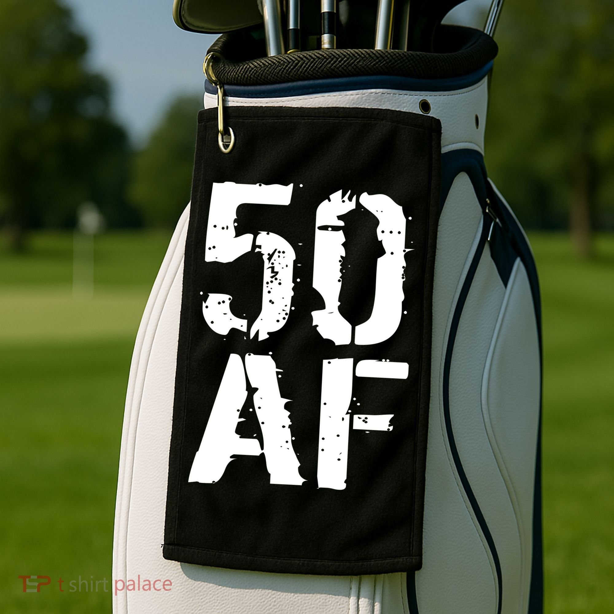 50 AF 50th Birthday Golf Towel