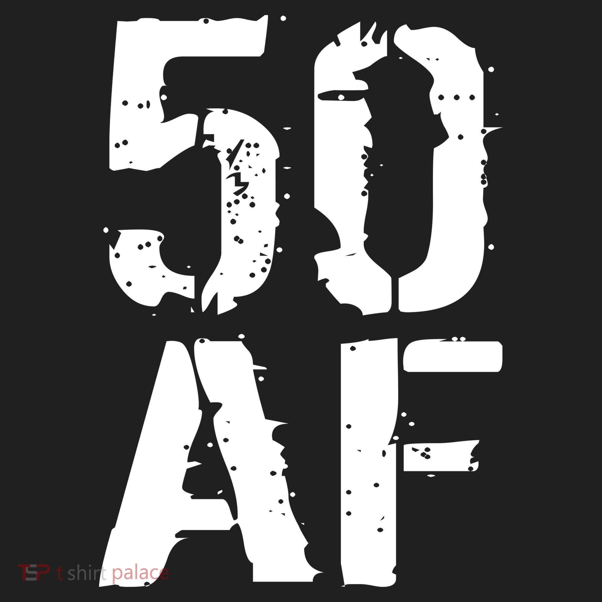 50 AF 50th Birthday Golf Towel