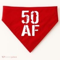 50 AF 50th Birthday USA-Made Doggie Bandana thumb 0