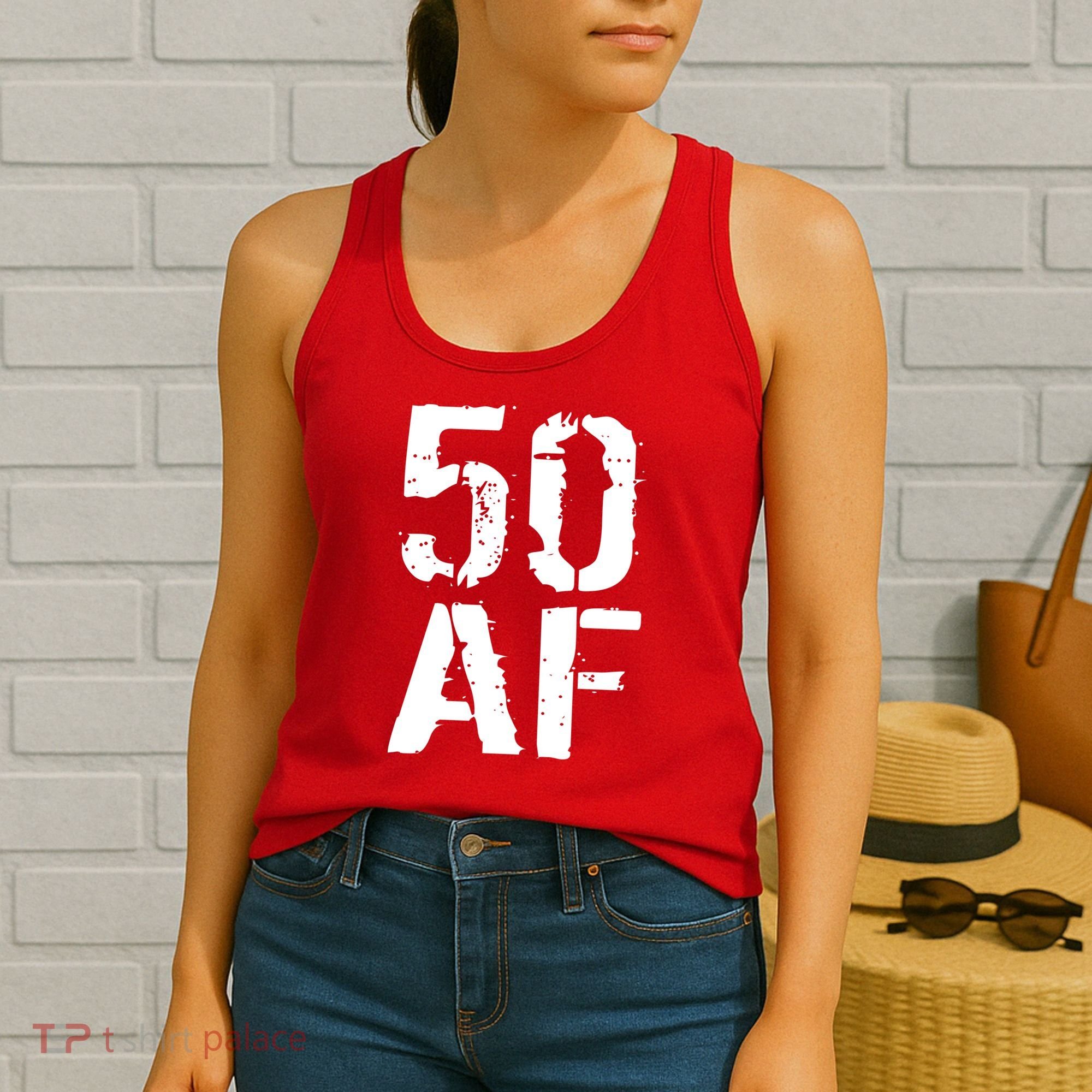 50 AF 50th Birthday Women's Tank Top