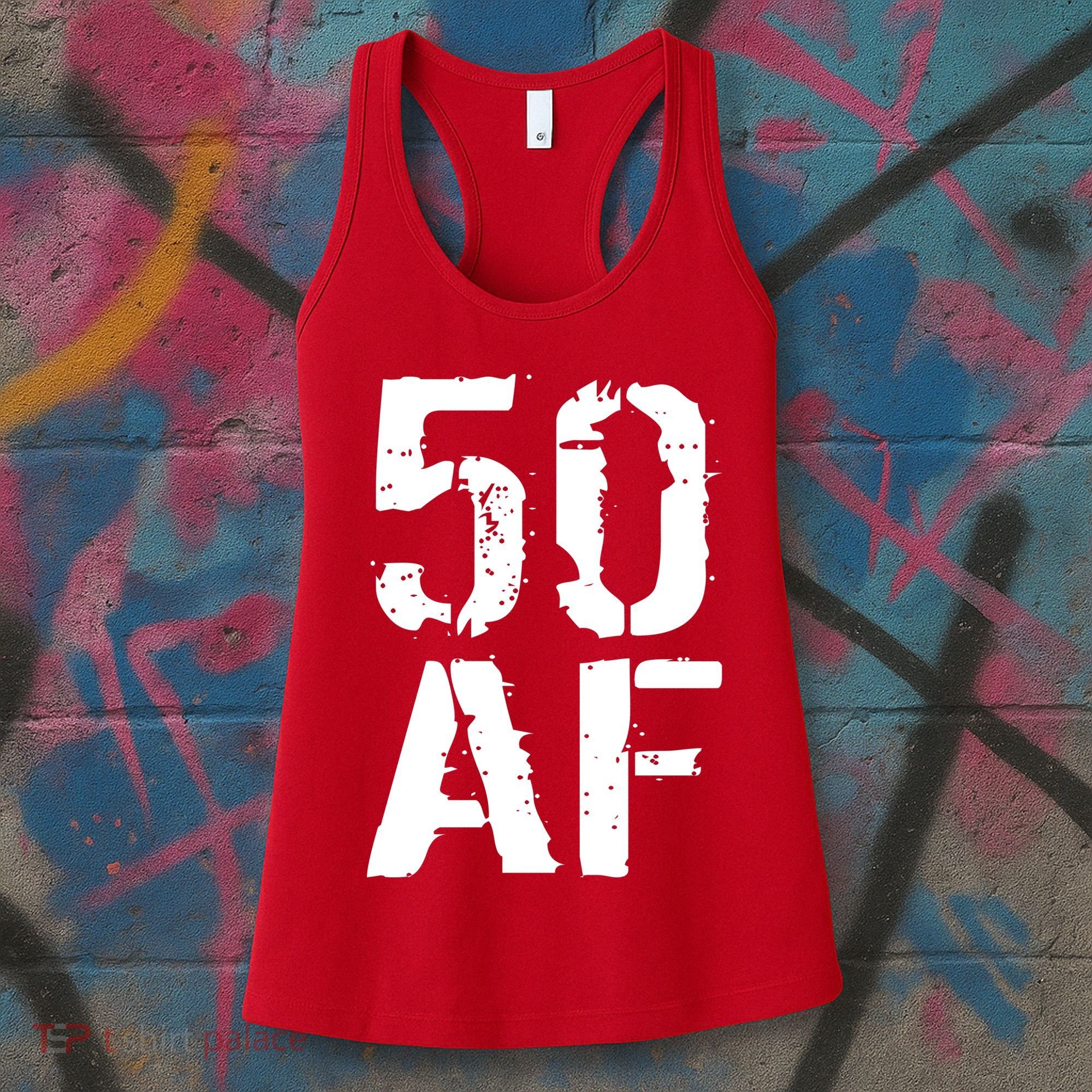 50 AF 50th Birthday Women's Tank Top