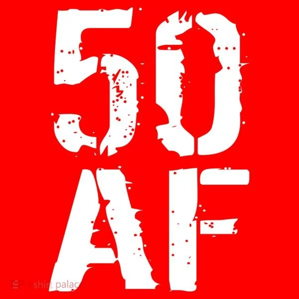 50 AF 50th Birthday Women's Tank Top