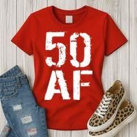 50 AF 50th Birthday Women's T-Shirt thumb 3