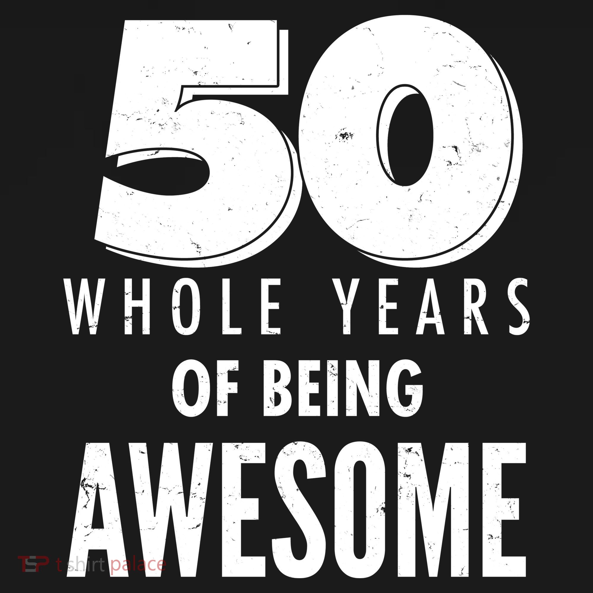 50 Whole Years Of Being Awesome Birthday Women's Hoodie