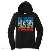 50 Years Months Days Hours Minutes Seconds Of Being Awesome Women's Hoodie thumb 0